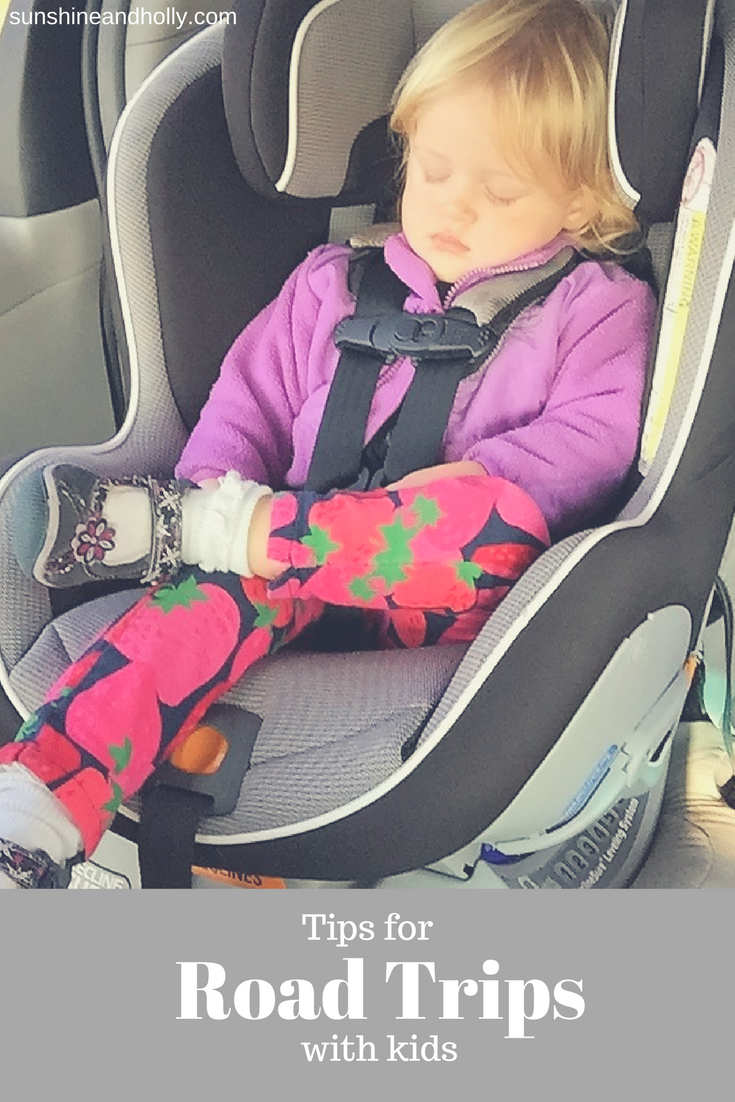 tips for road trips with 1 year old
