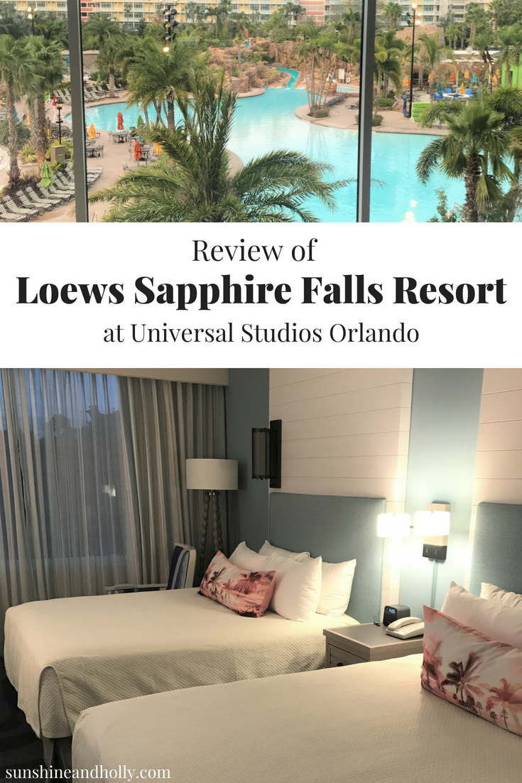Review of Loews Sapphire Falls Resort at Universal Studios Orlando | sunshineandholly.com