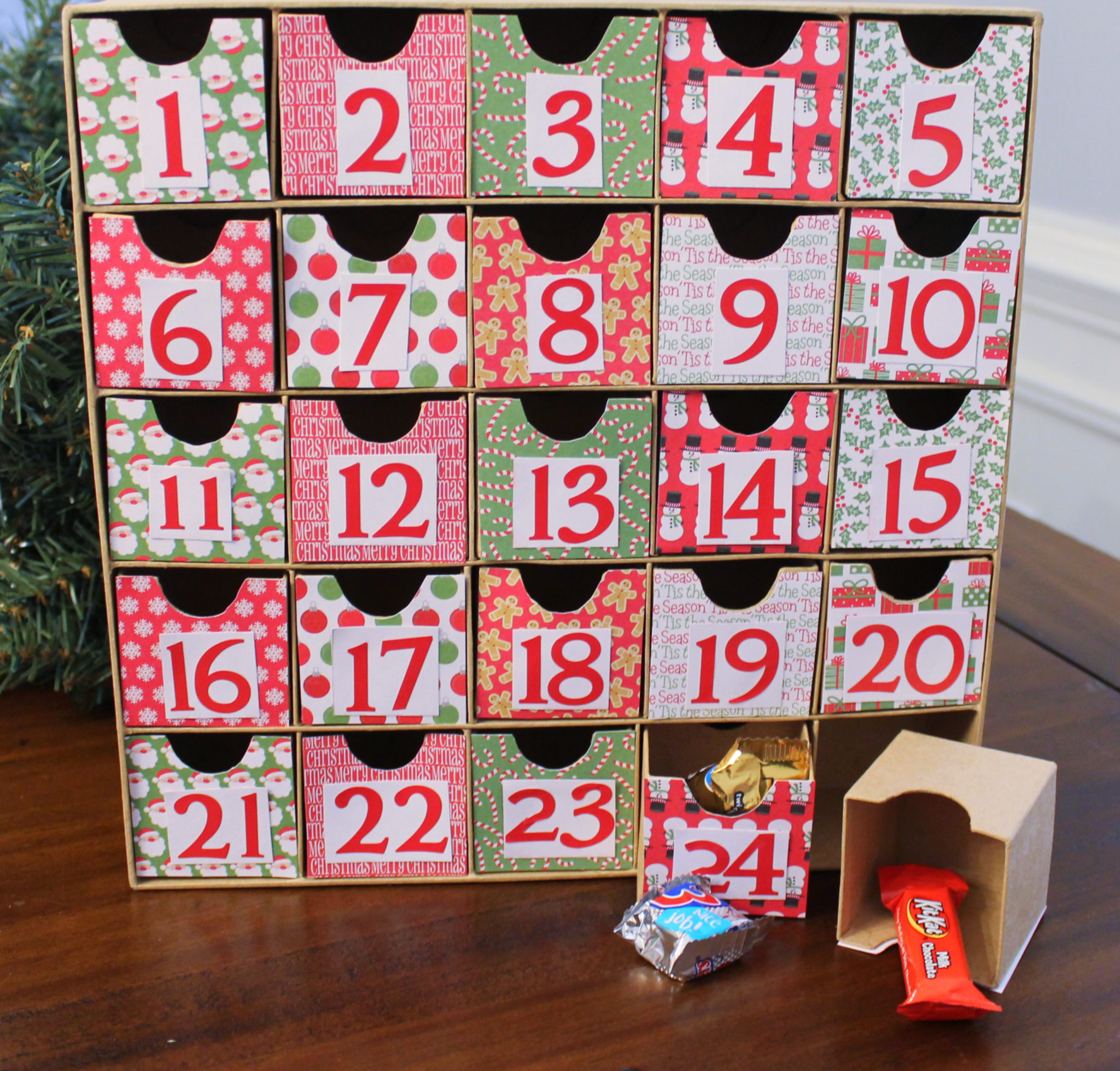 How To Make A Homemade Advent Calendar Advent Christmas Calendars Kids